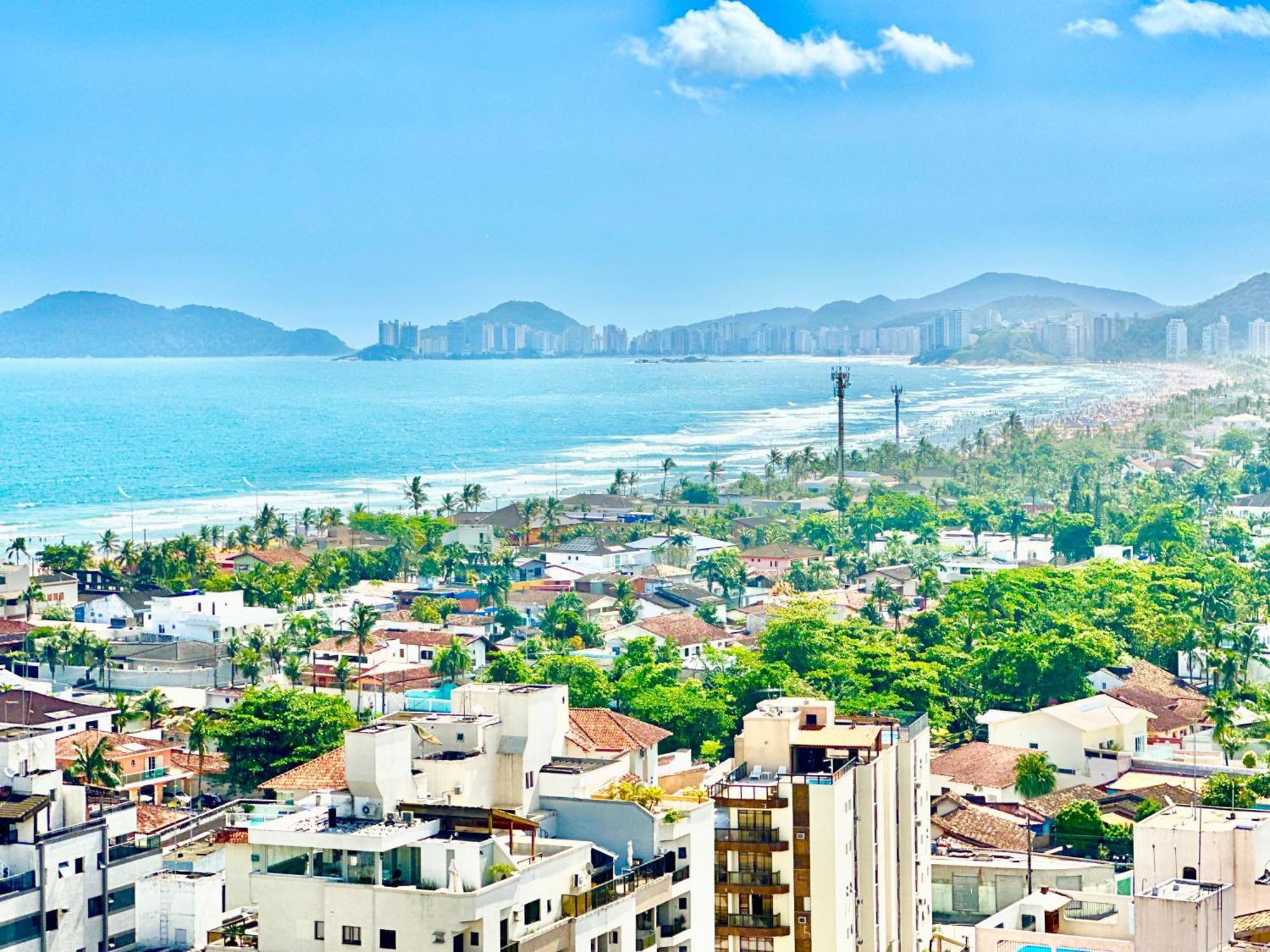 Enseada Apto Novo Vista Mar Guaruja Luaran gambar